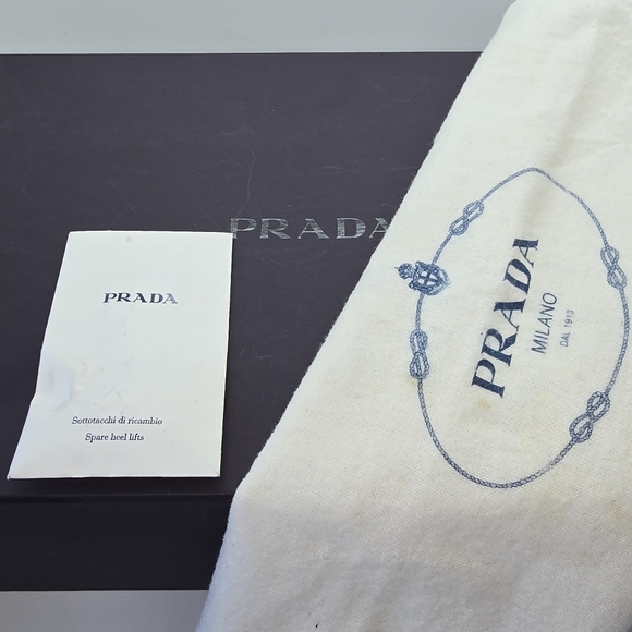 PRADA Calzature Donna St. Ghepardo Kitten Heel IT35.5 - Picture 9 of 9